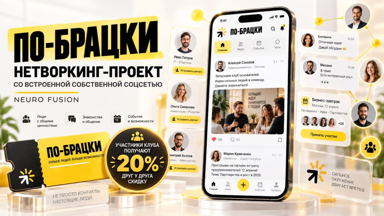 Предоставленный промо-макет проекта ПО-БРАЦКИ